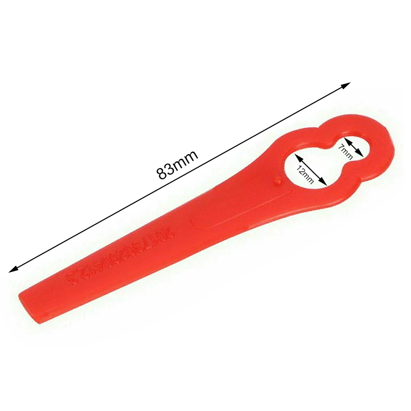 

100Pcs Plastic Grass Trimmer Blades Replacement Lawn Mower Blade For Grass Trimmer Garden Tool Accessories for Bosch ART26Li