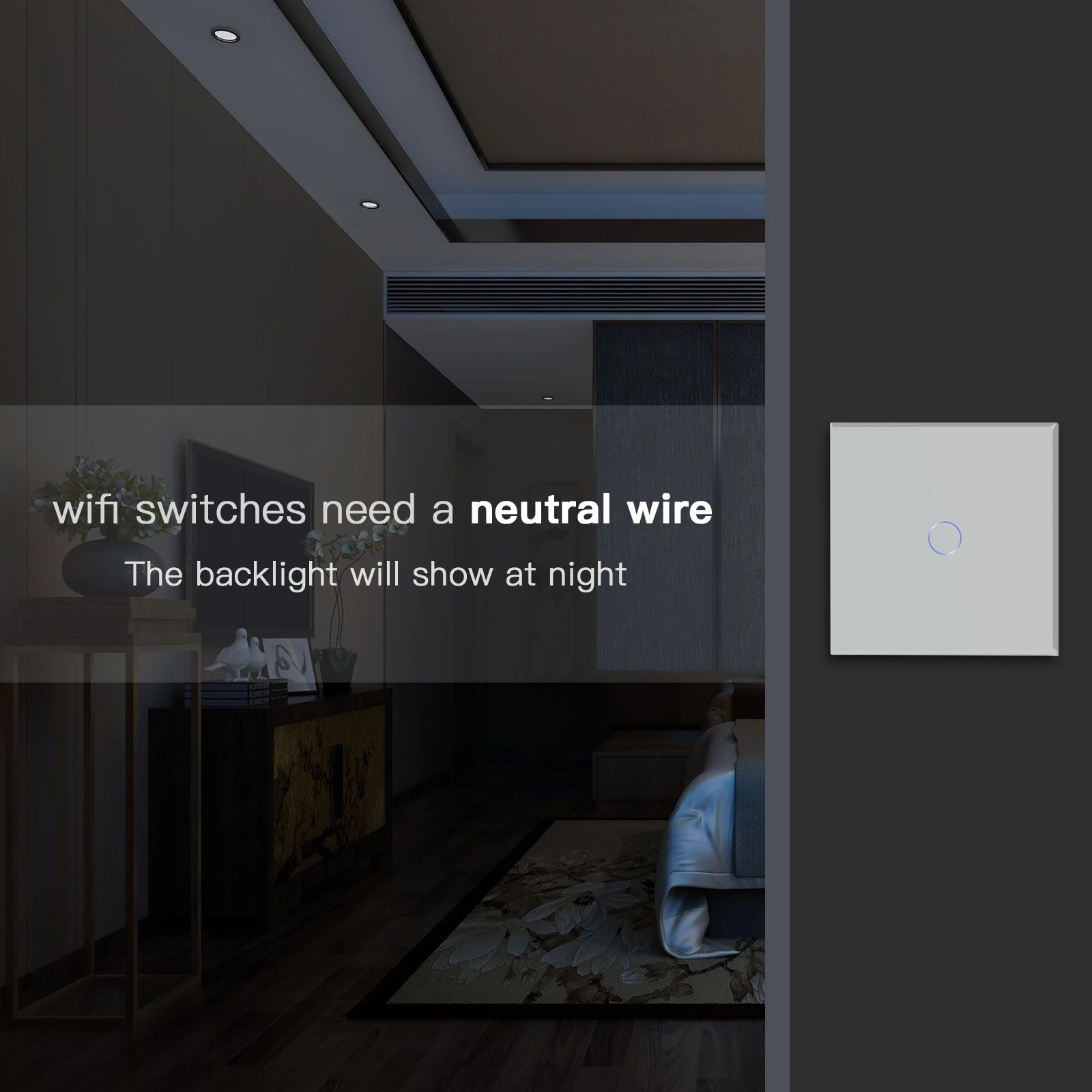 BSEED Wifi Light Touch Switch Wall Sensor 1/2/3Gang 1/2/3/Way Crystal Wireless Control Smart Life Tuya App | Обустройство дома