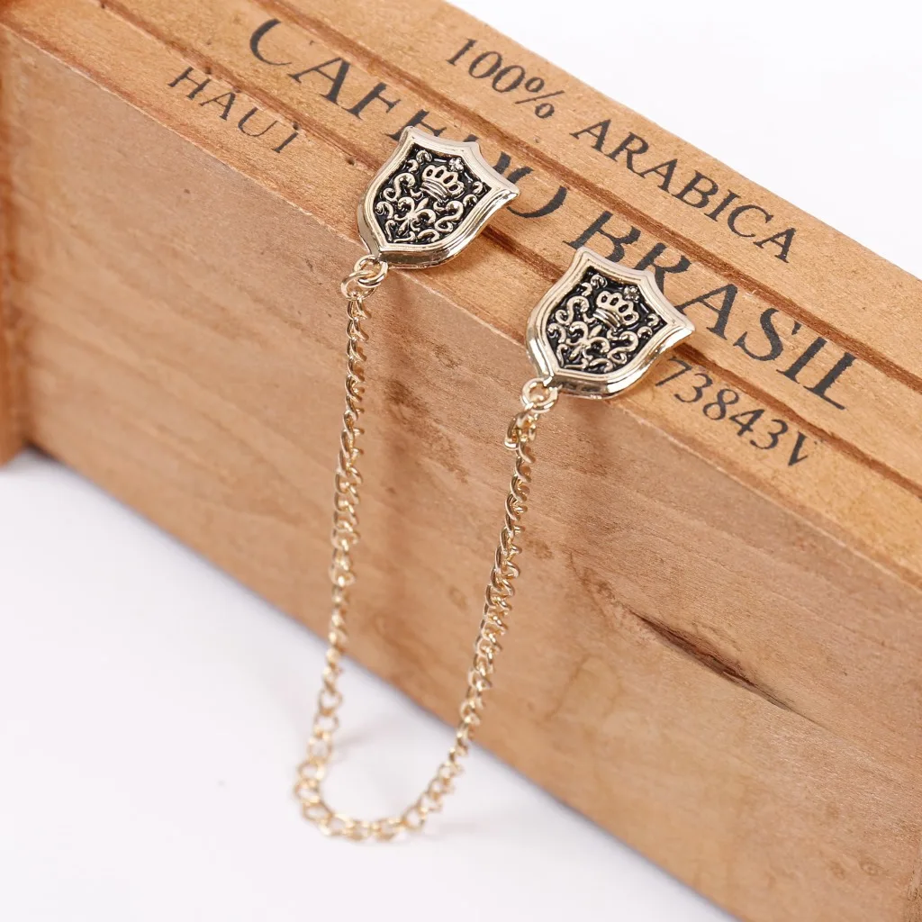 Винтажные очки значок цепочка брошь с кисточкой булавки свитер кардиган блузка