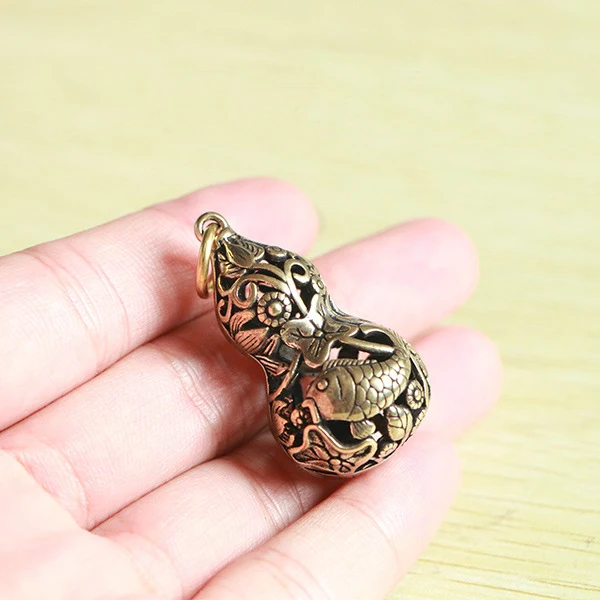 Старая Цепочка брелок ручной работы из чистой меди цепочка с подвеской в виде