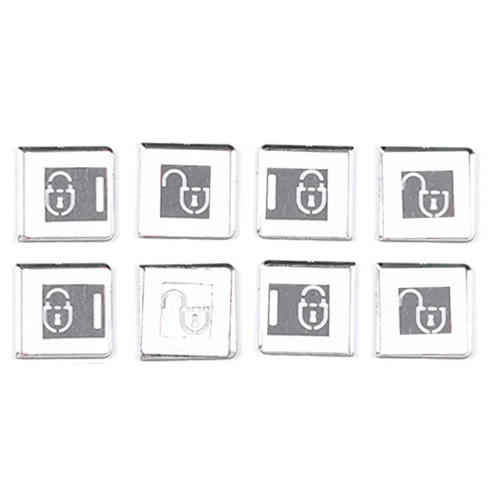 

Useful Car Button Decoration 8 Pcs Door Window Control Kit Nice Practical