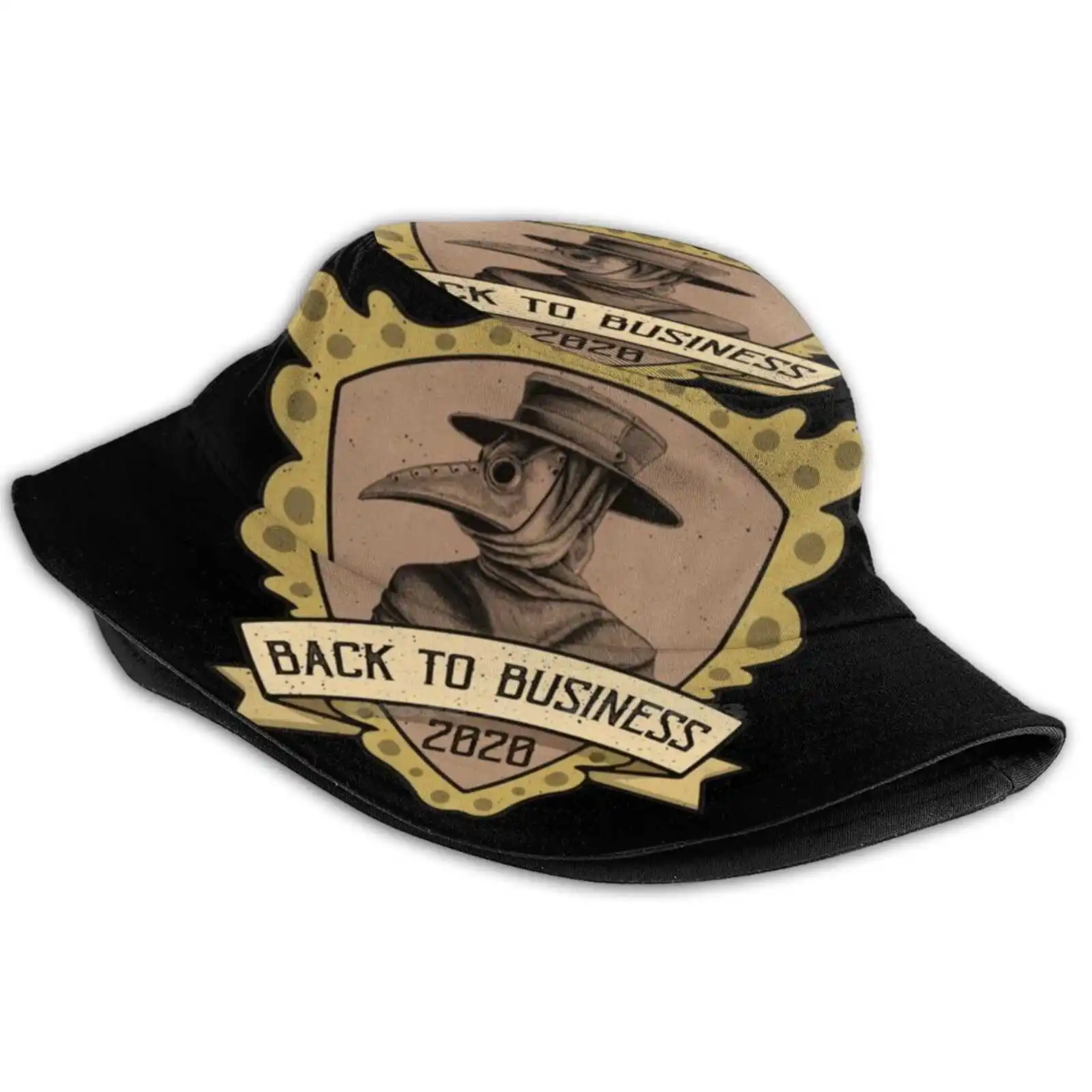 

Plague - Back To Business Pattern Design Printed Travel Bucket Hats Back To Business Plague Plague Bird Plague Back To Business