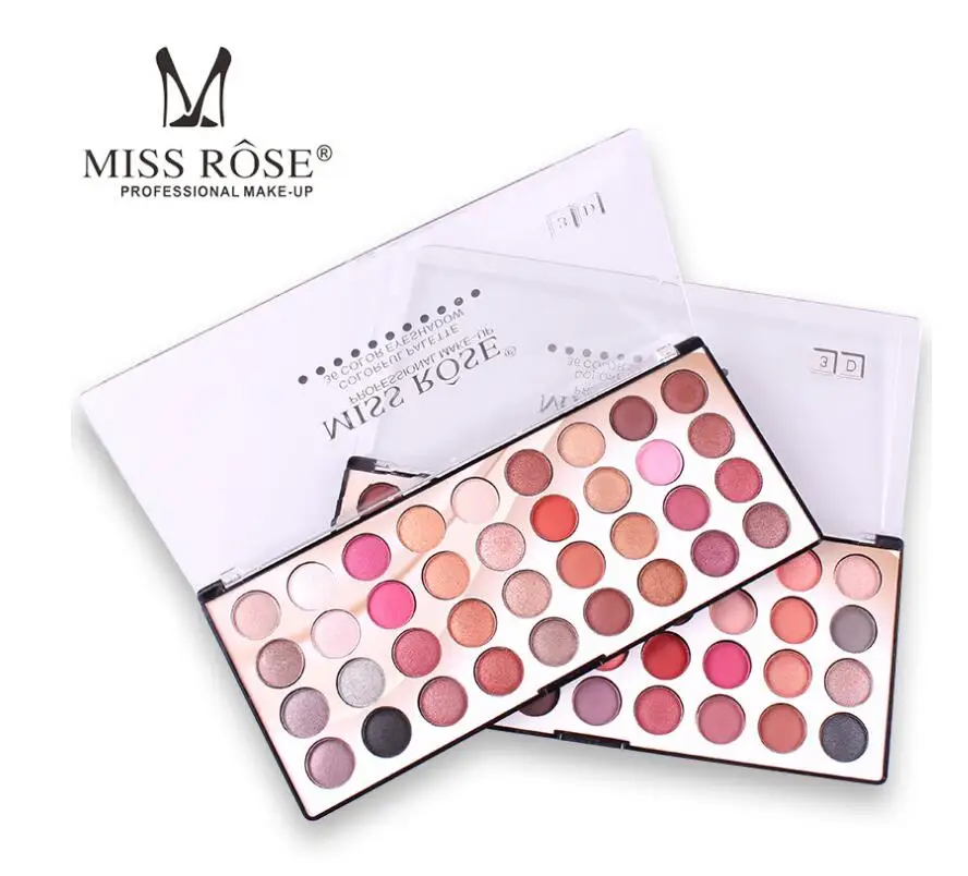Miss Rose новые модные тени для век Палитра 36 цветов матовые 3D красочная Палетка