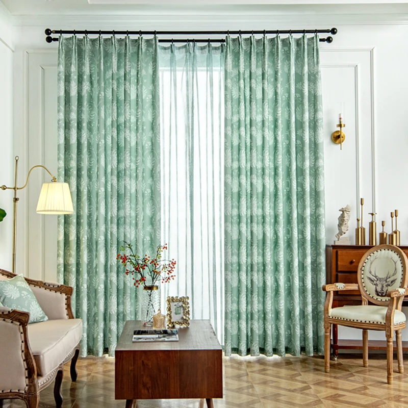 

Modern Blackout Curtains Long Fei Yuy Pattern For Living Room Window Bedroom shading Ready Made Finished Drapes Blinds 2JL696 C