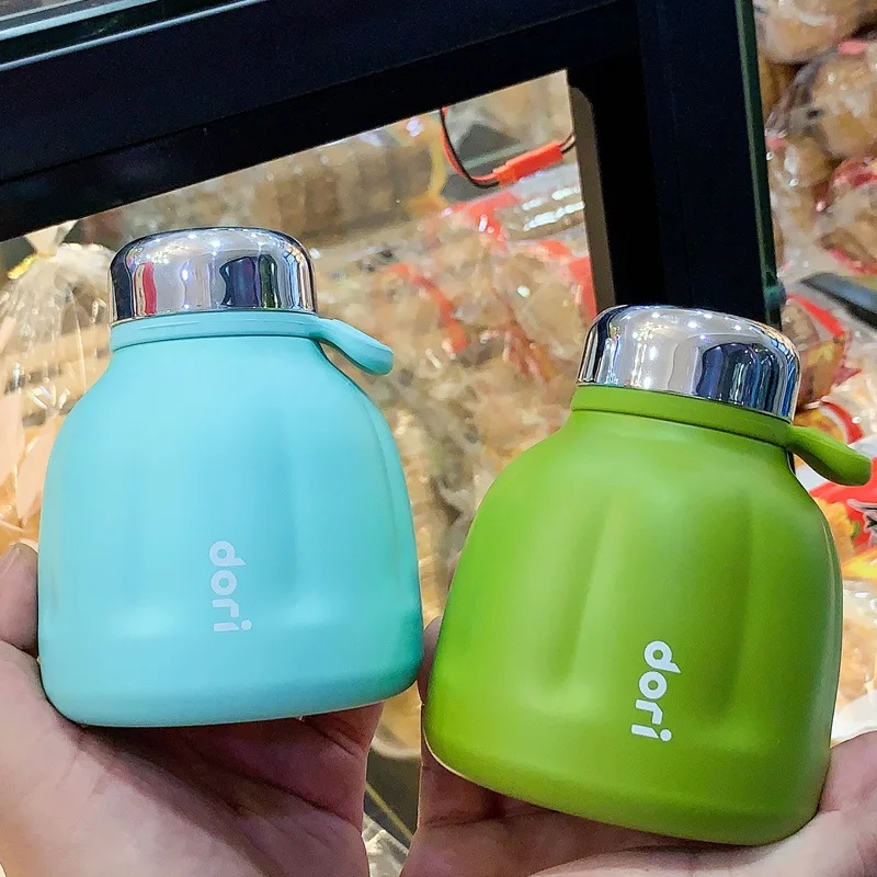 

Mini Simple Pumpkin Stainless Steel 304 Coffee Mug Leak-Proof Thermos Mug Travel Thermal Cup Thermosmug Water Bottle For Gifts