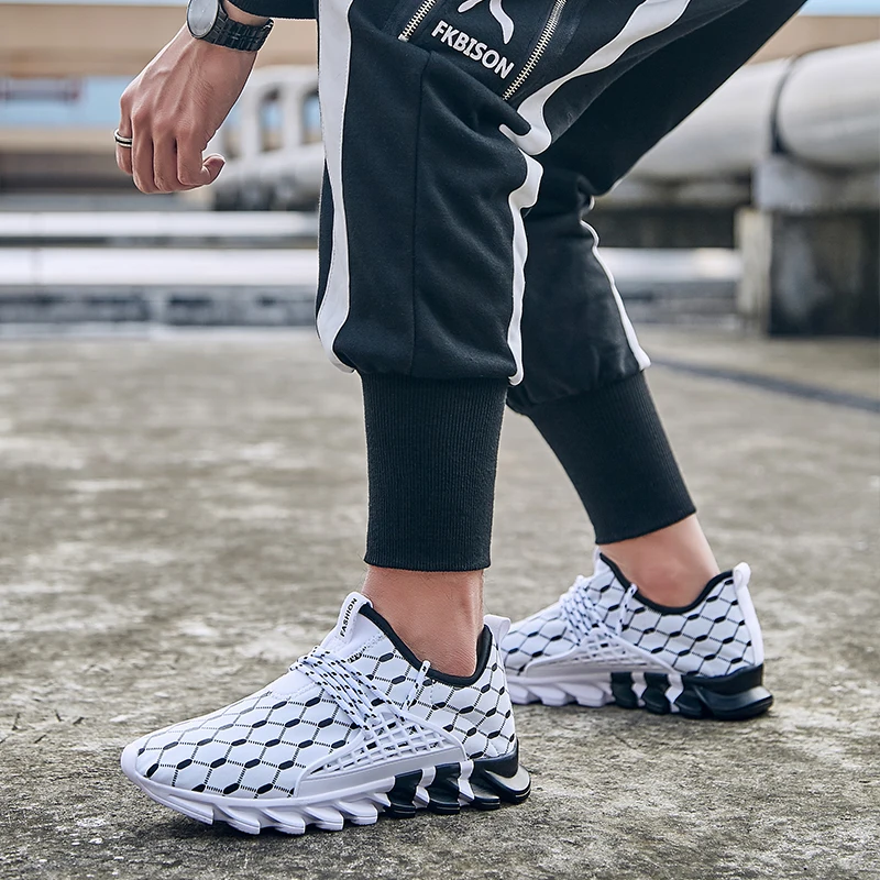 

Мужская повседневная обувь KICKQZQP, удобная мужская обувь, спортивная обувь для бега, Прямая поставка, Мужские дышащие кроссовки, большой разм...