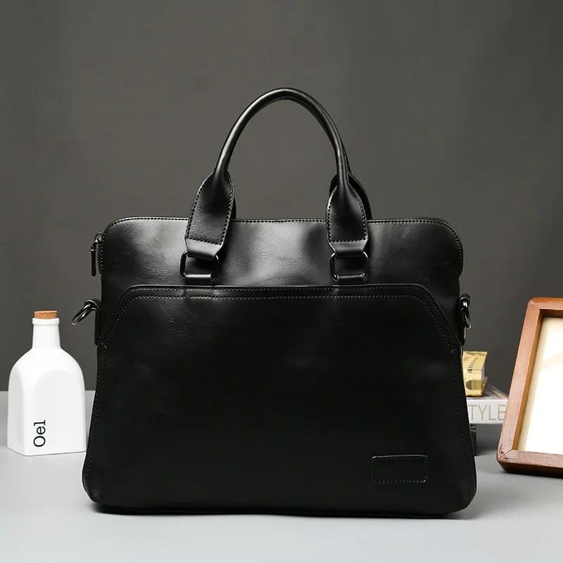 Youda классический стиль сумка бизнес мужской большой портфель простой ретро сумки