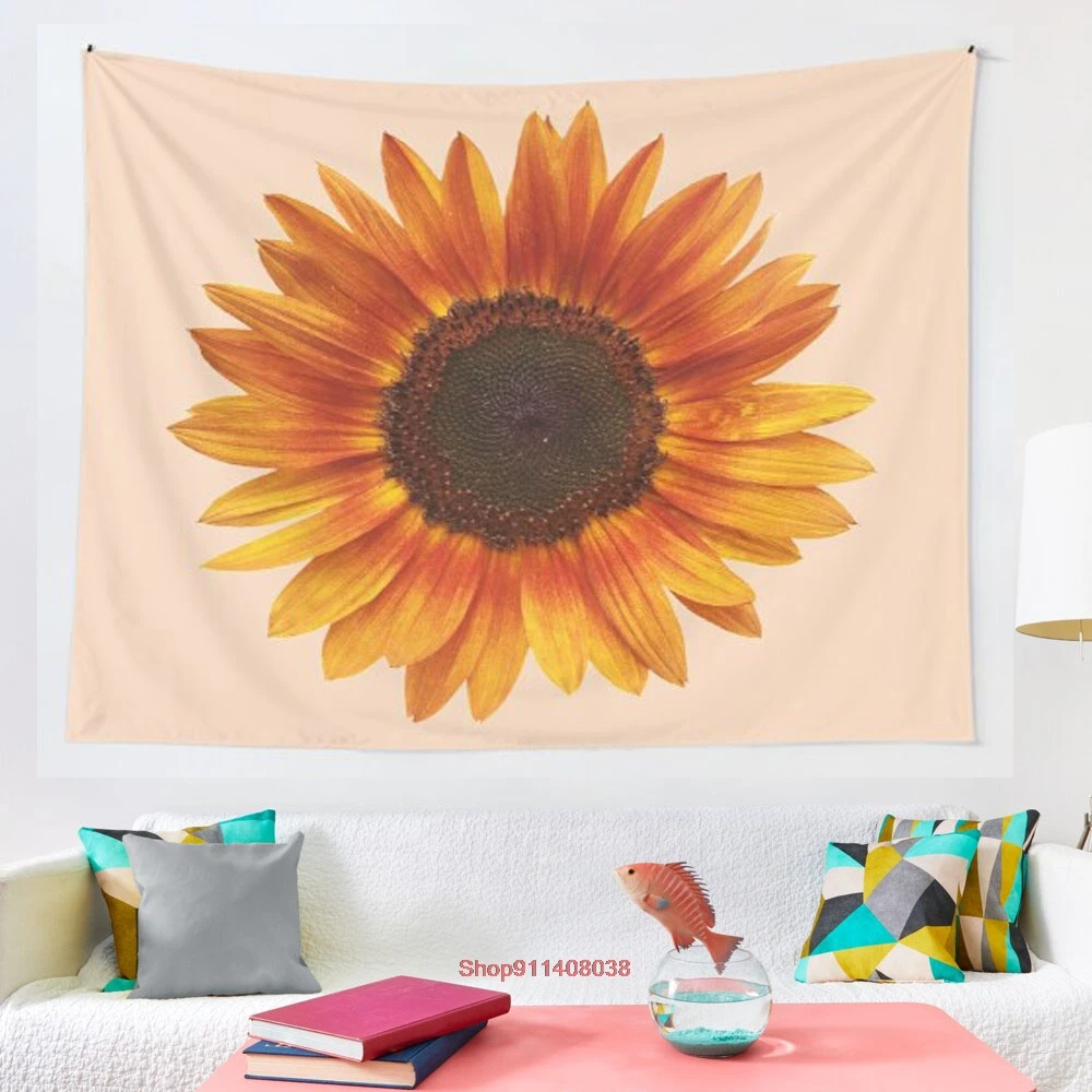 Подсолнечника Гобелен Мандала гобелен богемный Декор на стене спальни