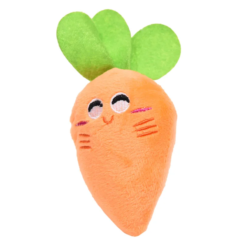 

Плюшевые пищалки, игрушки для собак, устойчивая к укусам, игрушка для тренировки собак, мягкая морковка и овощи, товары для домашних животны...