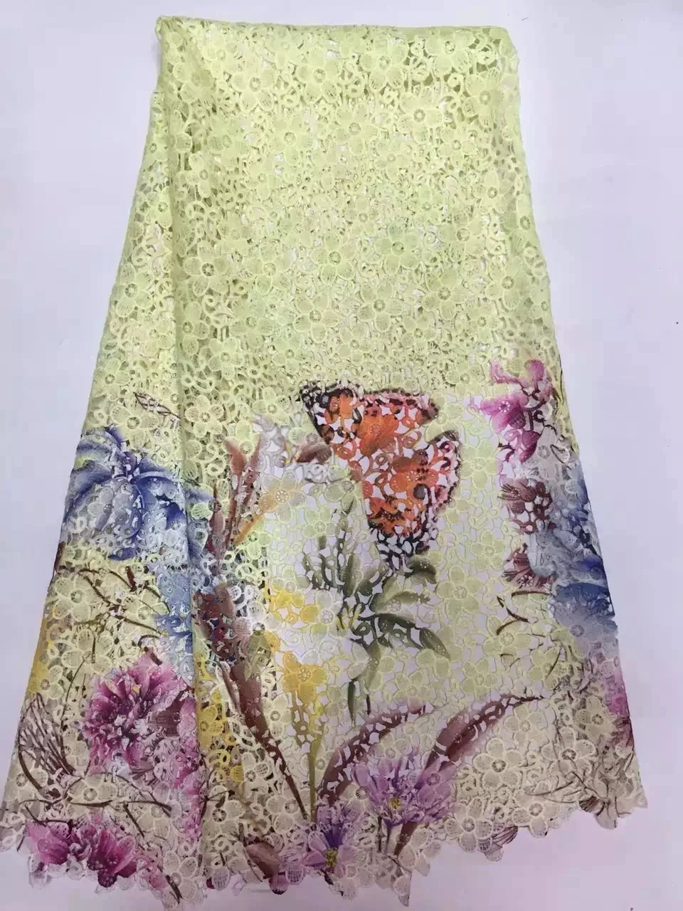 

Latest Guipure Lace 2016 African Lace Fabric.Fashion lace Fabric for Nigerian women dress,Free shipping by DHL R65911