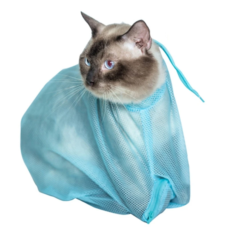 

Portable Breathable Cat Grooming Restraint Bag Pet Durable Bath Washing Shower
