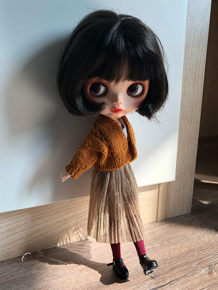 1/6 кукла платье шапка Blyth свитер blyth перчатки(Fit Blyth, ICY, 1/6 кукла