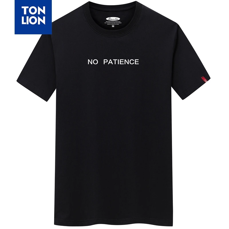 Футболка мужская хлопковая с коротким рукавом модный топ свободного покроя