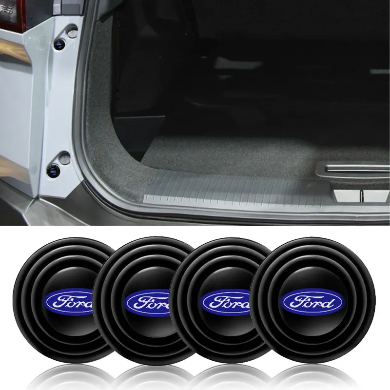 

4Pcs Car Door Shock Absorbing Gasket Sound Cushion Stickers For Ford Focus 2 3 Mk3 Ranger Fusion Mustang Fiesta Mk7 Car Goods