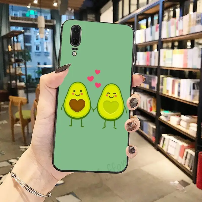 

cute Avocado cartoon Phone Case For Huawei honor Mate P 10 20 30 40 Pro 10i 9 10 20 8 x Lite