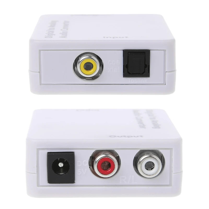 TV Optical SPDIF/Coaxial Digital to Analog Converter Headphone Out RCA L/R | Электроника