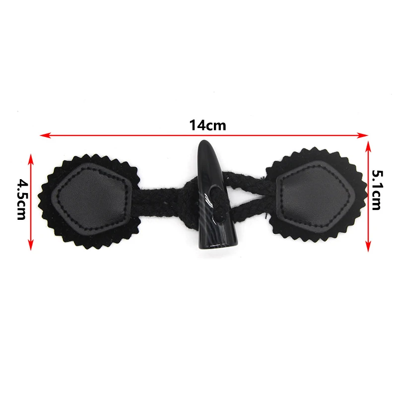 2021 New Large Toggle Buttons Duffle Novel Design Coat Knitting Cardigans Cape for Clasp Fasteners Clothing Accessories Suoolies | Дом и сад