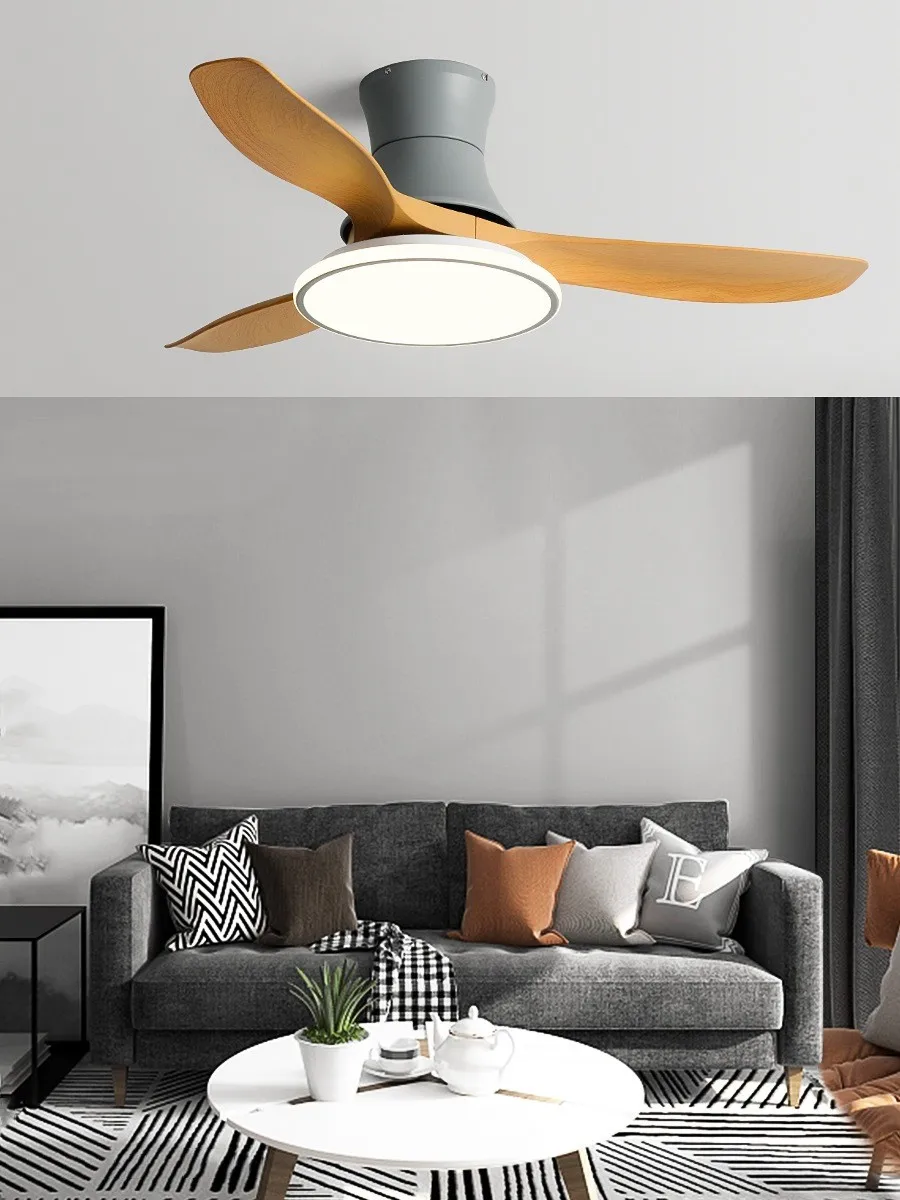 Потолочный большой потолочный вентилятор светильник люстра со встроенным