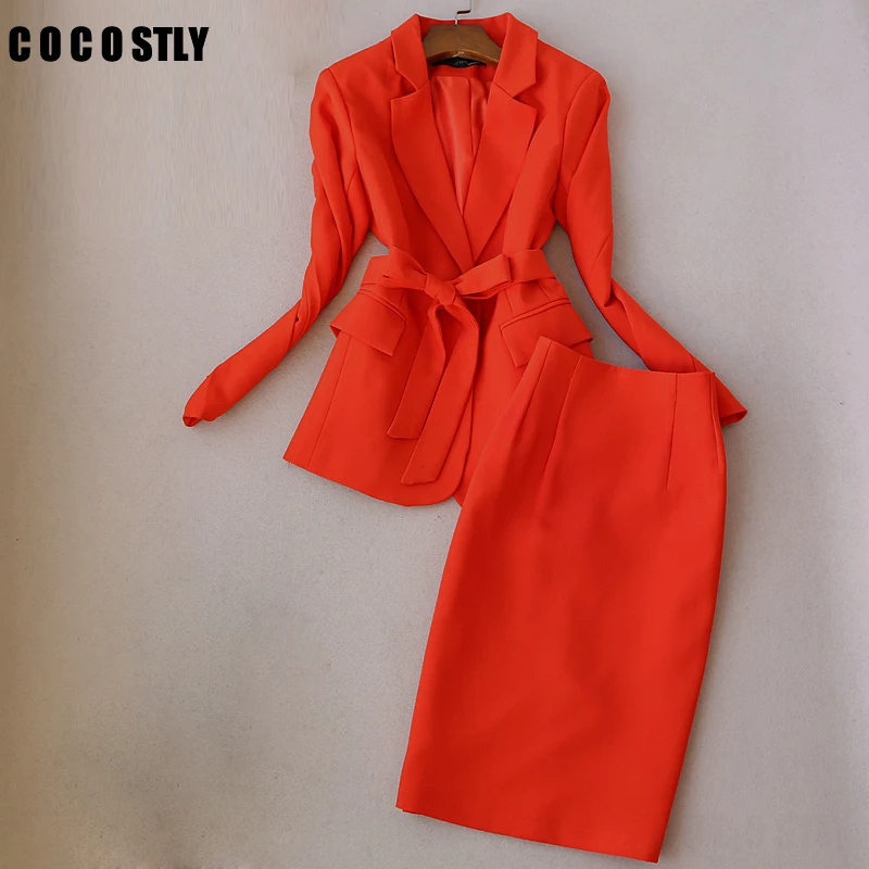 Офисная одежда женские костюмы с юбкой комплект из двух предметов форма дизайн
