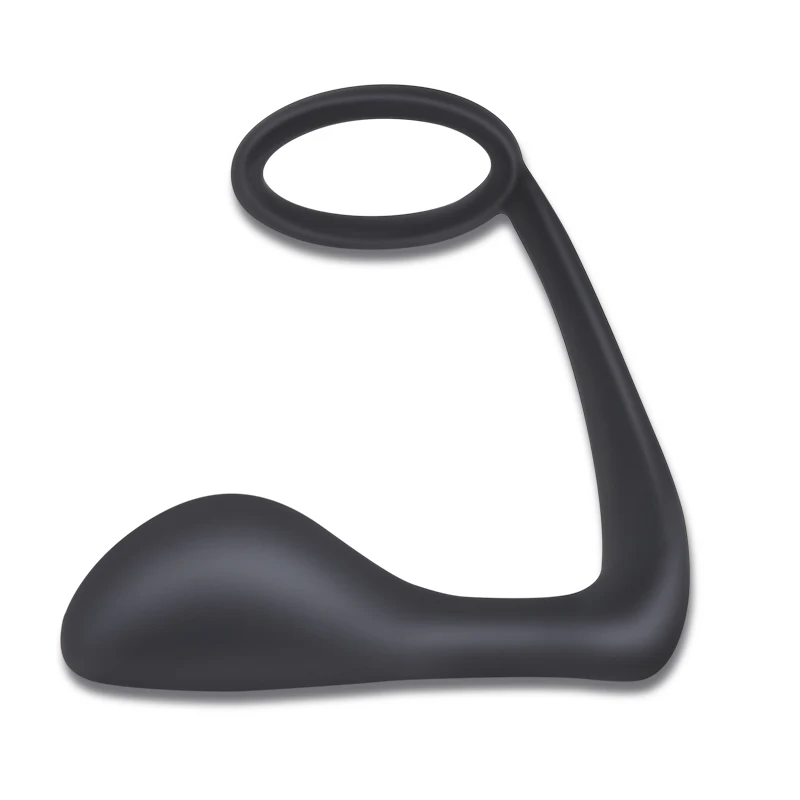 Анальная пробка Slilcone для мужчин кольцо увеличения эякуляции анальная с кольцом