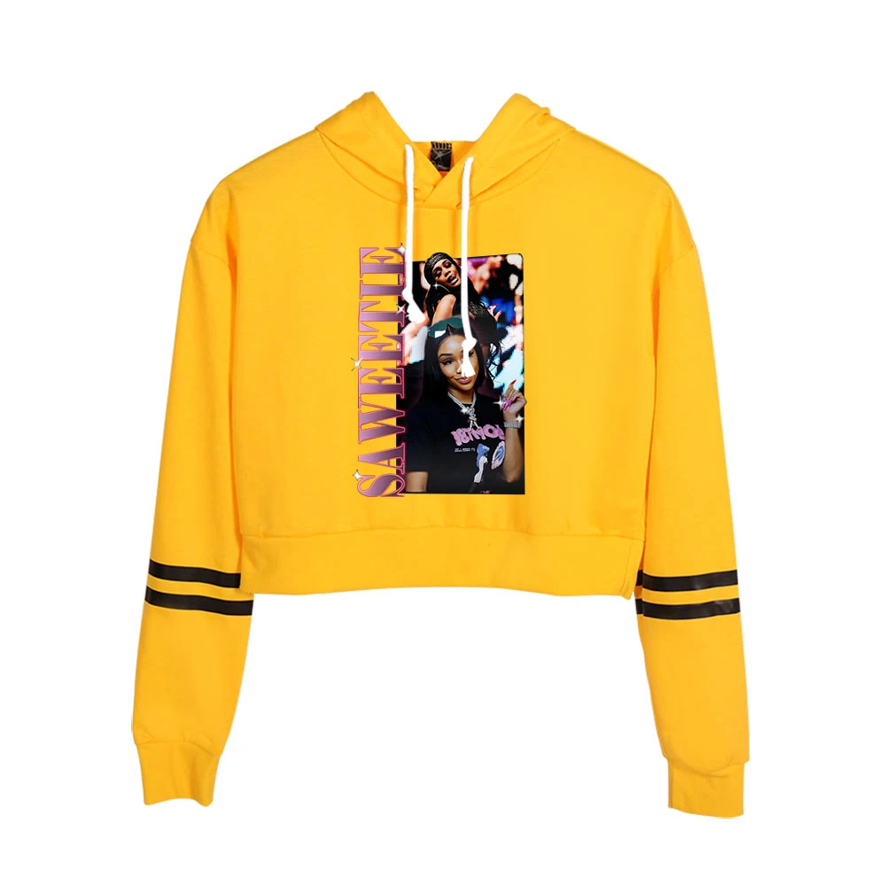 

New Saweetie Crop hoodie Sweatshirts Women Pullover Unisex Harajuku Tracksui