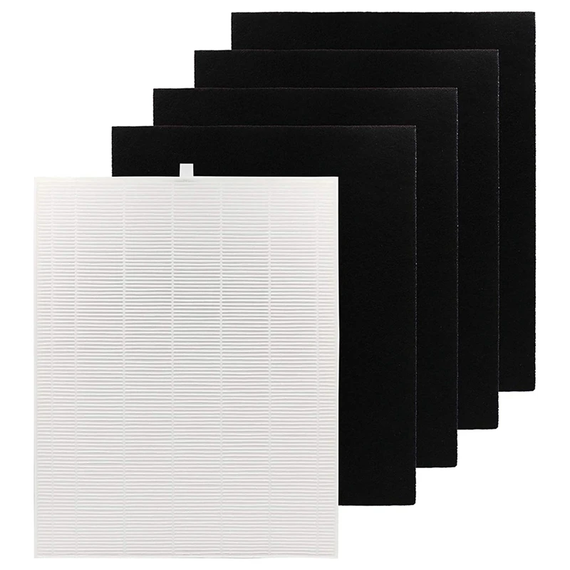 

Replacement Filters For Winix Filter A 115115 Plasmawave 5300 6300 Size 21 True HEPA Filter Plus 4 Carbon Pre-Filters