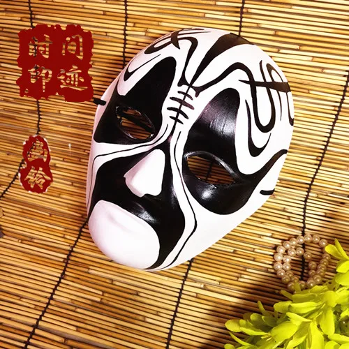

Beijing opera facial makeup farewell concubine Xiang Yu concubine lovers men and women antique Costume Mask Photo Props