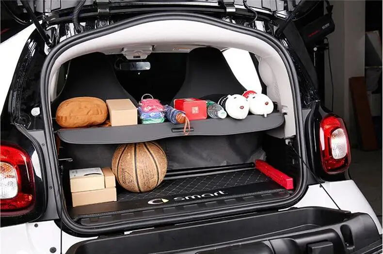 Rear Cargo Cover For Smart Fortwo 2015 2016 2017 2018 2019 2020 2021 Privacy Trunk Screen Security Shield Shade Auto Accessories |