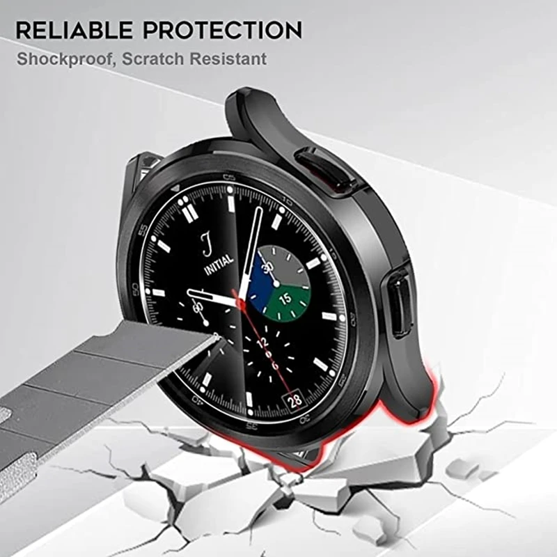 

Tempered Glass For Samsung Galaxy Watch 4 44mm 40mm Screen Protector Anti-Scratch Cover For Galaxy Watch 4 Classic 42mm 46mm