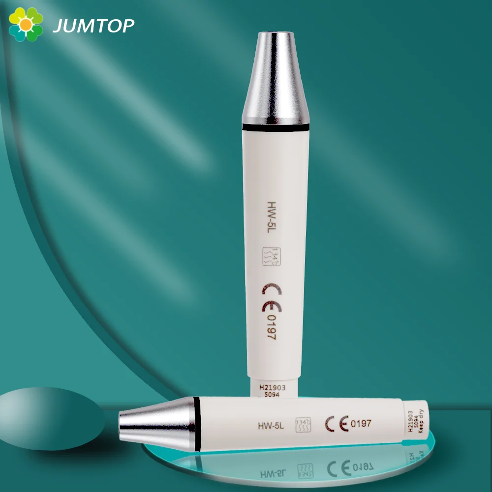 

Dental LED Light Piezo Scaler Detachable Handpiece HW-5L Fit Woodpecker EMS Ultrasonic Scalers Scaling Tips Alumina Head