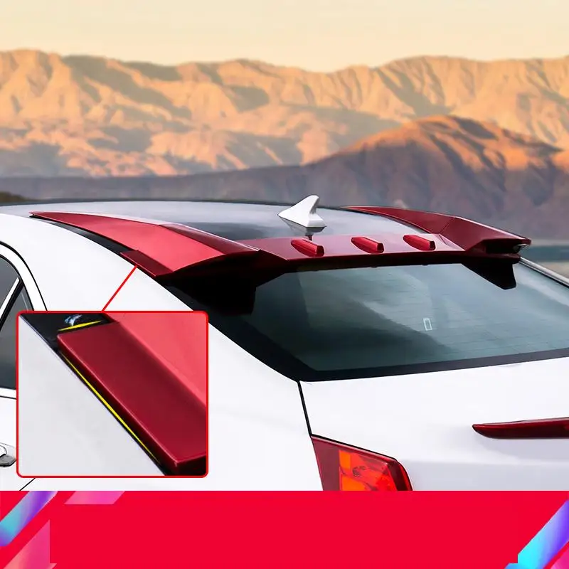 

Decoration Decorative Part Exterior Rear Aileron Voiture Accessories Tuning Auto Aleron Car Roof Wing Spoiler FOR Cadillac ATS-L