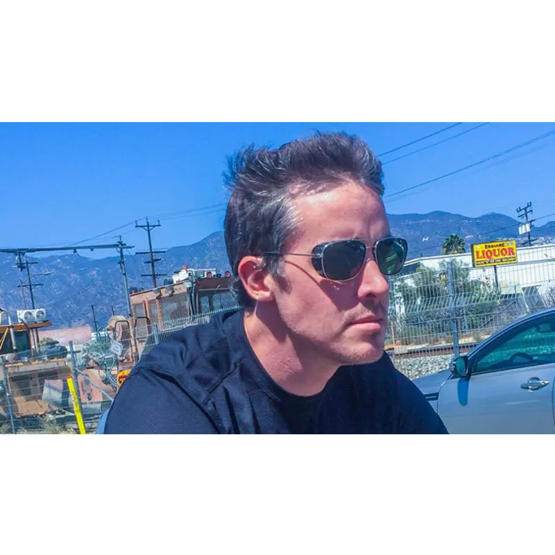 Мужские солнцезащитные очки в стиле стимпанк Tony Stark Iron Man Matsuda Ретро стиль lunette