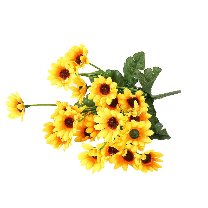 Искусственные шелковые цветы сделай сам Подсолнух Латинская Маргаритка
