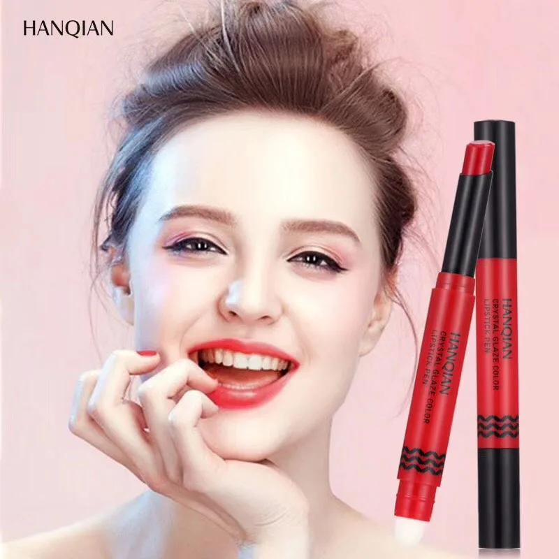 Двойная матовая губная помада профессиональная косметическая водостойкая