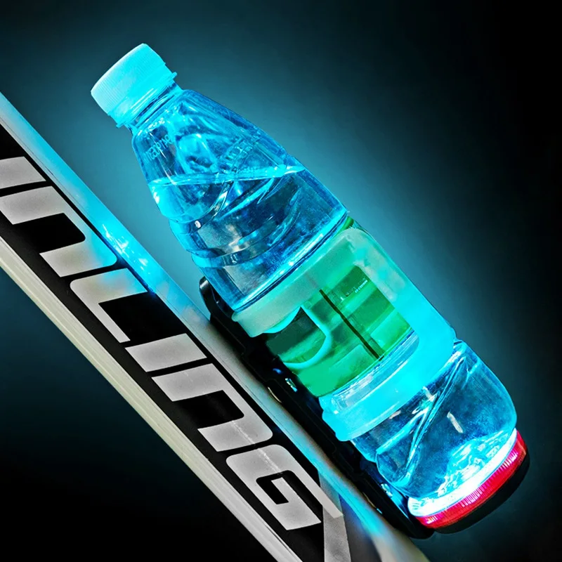 Держатель для бутылки велосипеда с USB зарядной лампой велосипедные фары