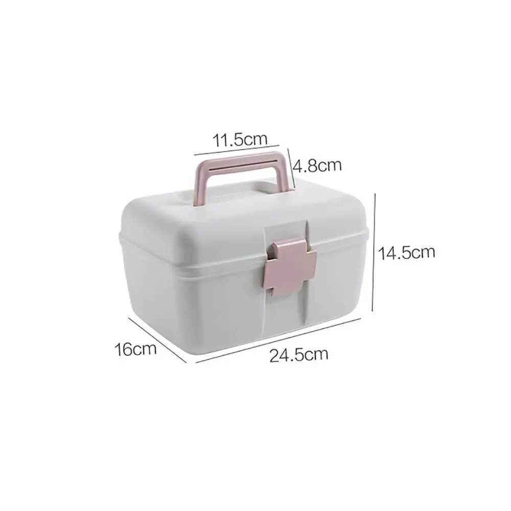 1 шт. Большой Вместительный органайзер для таблеток аптечка пластиковая коробка