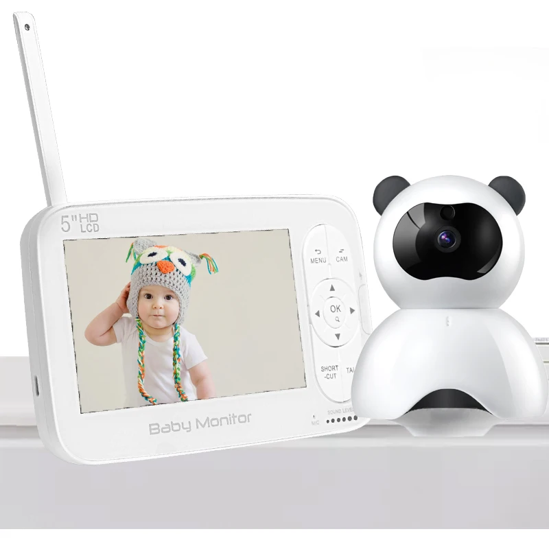 5.0-дюймовый беспроводной видео цветной радионяня с высоким разрешением няня