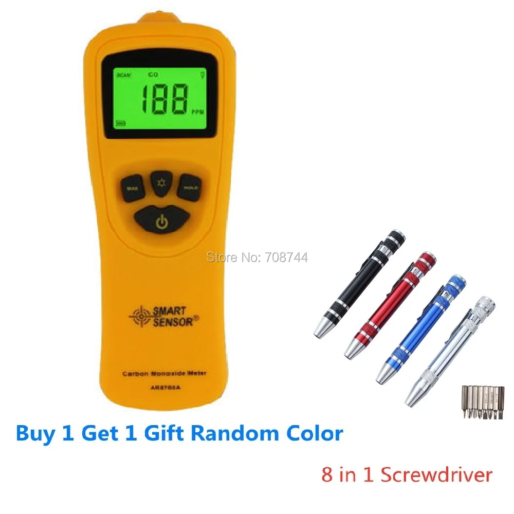 Цифровой датчик угарного газа SMART SENSOR AR8700A|detector wireless|detector eurodetector rf |