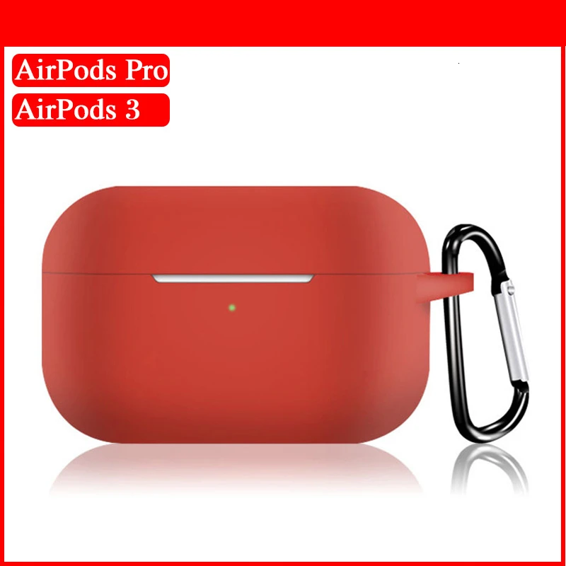 Чехол для AirPods Pro силиконовый чехол беспроводных Bluetooth наушников защитный Air Pods с