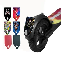 acrylic scooter shockproof safety warning plate for xiaomi m365 electric scooter rear tail license plate fender part accessories