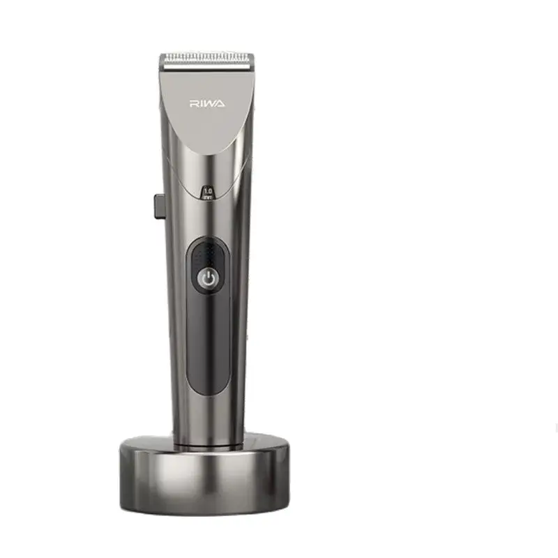 

2020 New RIWA Hair Clipper Personal Electric Trimmer Rechargeable Strong Power Steel Cutter Head With LED Screen Washable