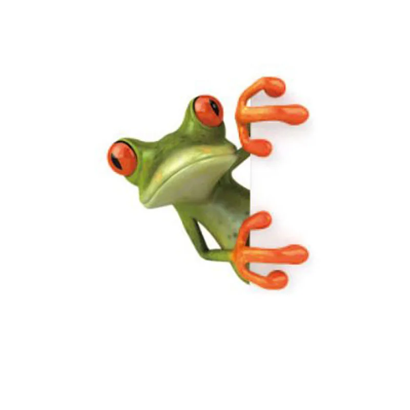 

Crazy Green Frog Shore Wall Car Bathroom Toilet Seat Lid Cover Decal Sticker Home Decor Supplies SDF-SHIP