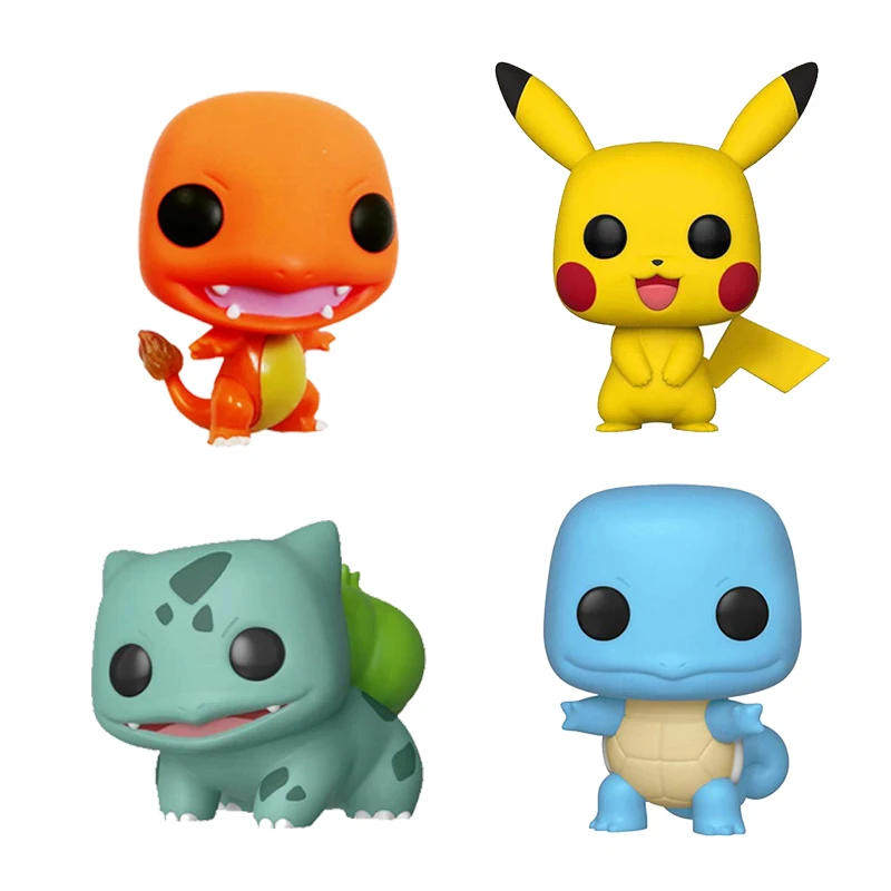 Tomy Покемон Пикачу Бульбазавр Сквиртл модель мультфильм аниме Экшн фигурки