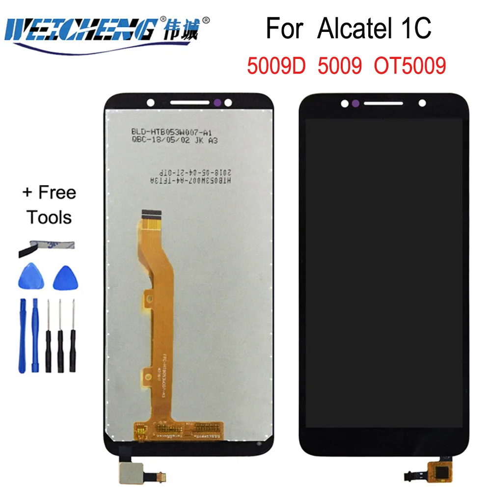 

For Alcatel 1C 5009D 5009 ot5009 Full LCD Display Touch Screen Digitizer Complete Assembly Replacement