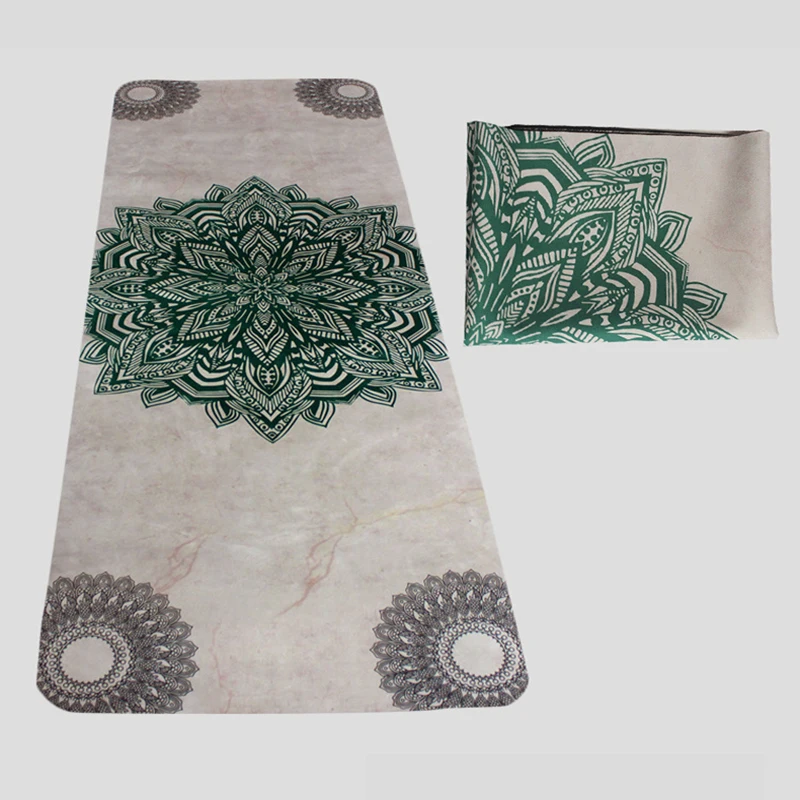 Высококачественные Нескользящие коврики для йоги 1 5 мм мягкая замша