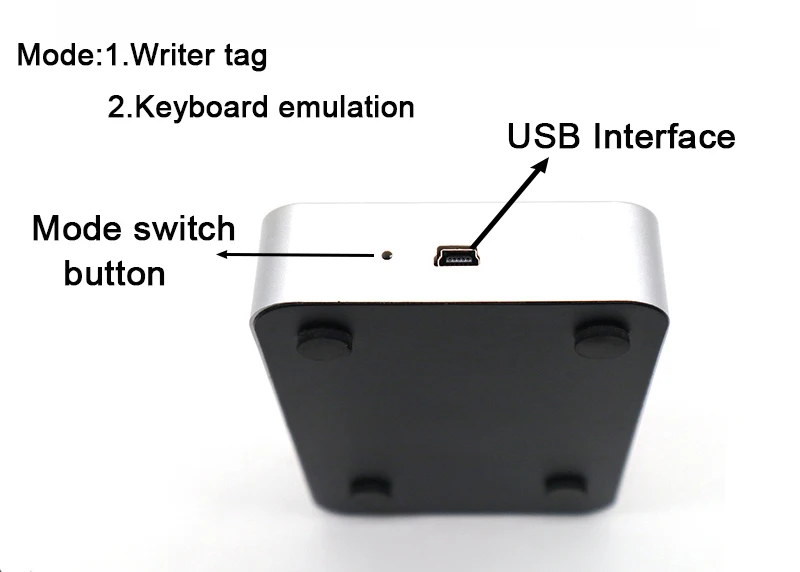 Бесплатное программное обеспечение SDK RFID UHF 860-960 МГц Настольный писатель/считыватель тегов USB ридер моделирование клавиатуры выход для ISO18000-6C EPC Gen2