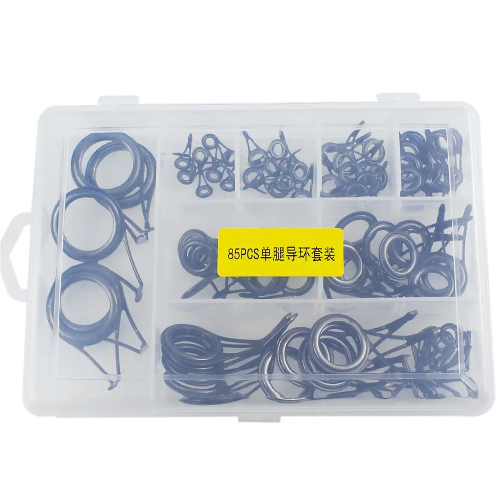 Набор рыболовных колец 85 шт./компл. модернизированные рыболовные кольца с
