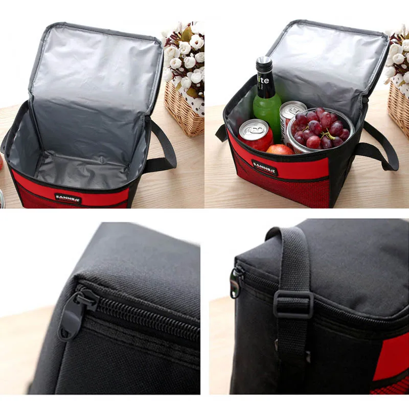 

5L Picnic Bags Outdoor Camping Multi Waterproof Student Lunch Bag Adjustable Shoulder Strap Carrying Lunch Box for Adults Women