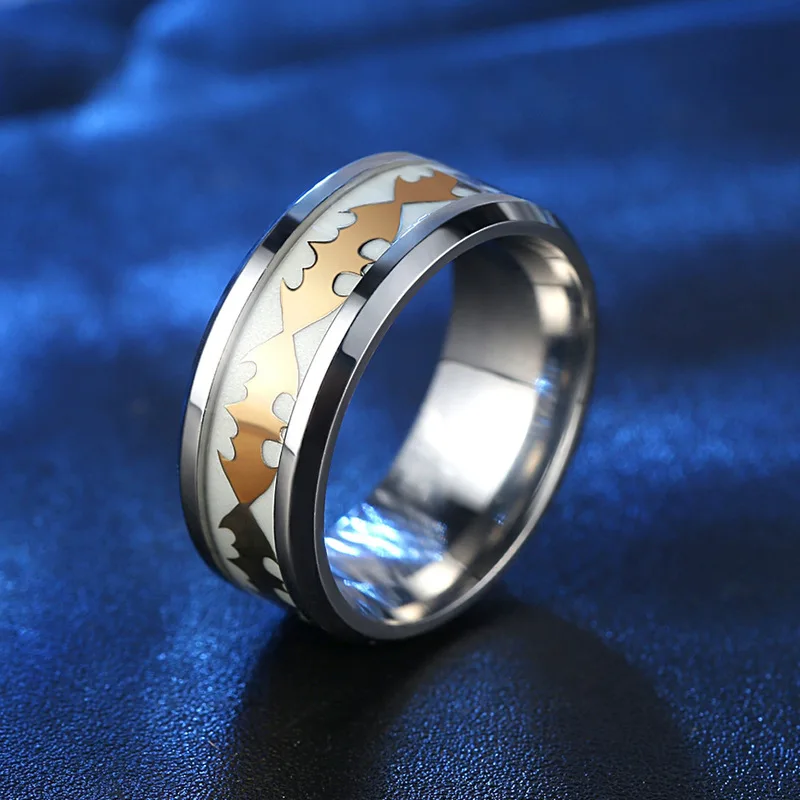 Мужские кольца Классические свадебные для мужчин/женщин золото/серебро цвет
