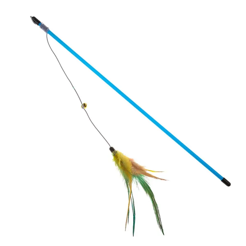 

Pet Cat Teasing Stick Funny Kitten Interactive Toys For Houshold Animals Entertainment